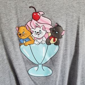 Sweet Disney Aristocats Shirt Racer Back Tank So Cute! Long